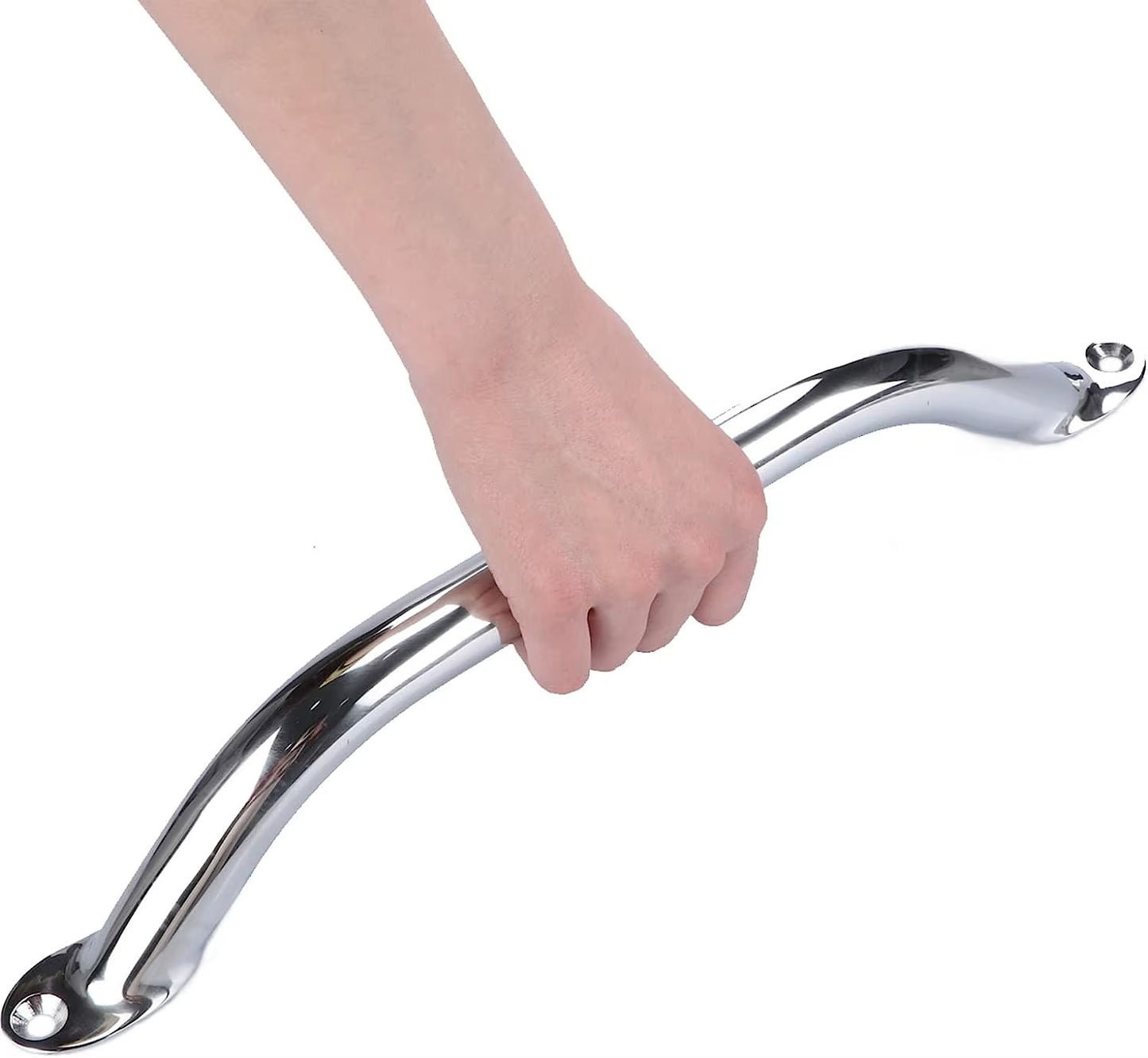 2 Pieces Stainless Steel 12'' Boat Polished Boat Marine Grab Handle Handrail Boat Accessories Marine